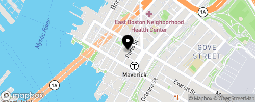 Map of East Boston Community  Soup Kitchen
