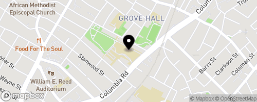 Map of Grove Hall’s Fresh Food Saturdays