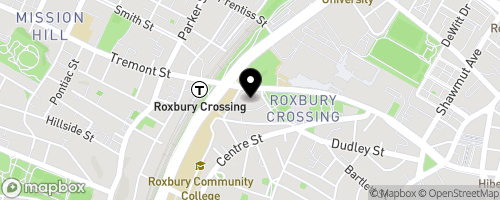 Map of  ISBCC Roxbury@ RCC Parking Lot