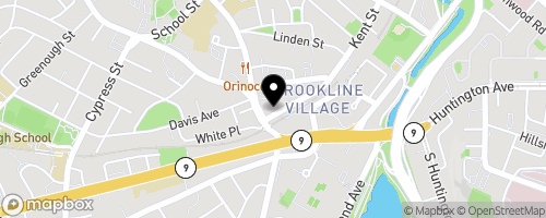 Map of Brookline Community Fridge