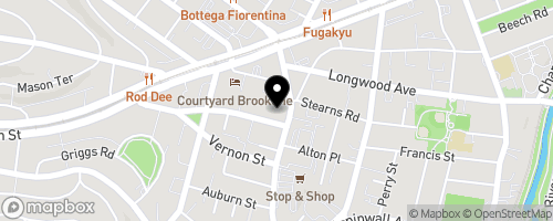Map of Brookline Food Pantry