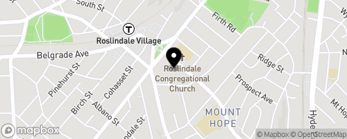 Map of Roslindale Food Pantry