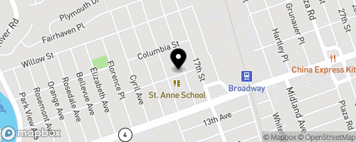 Map of Church of St. Anne Food Pantry