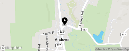 Map of Aunt Marge's Food Pantry at Andover Presbyterian Church