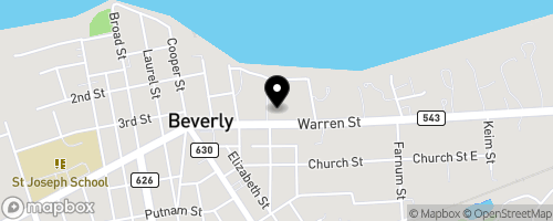 Map of Beverly Methodist Church 