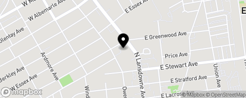 Map of Lansdowne Presbyterian Church (For the Southeast Delco School District)