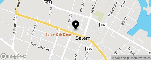 Map of Mickey Bowman @ First Baptist Church of Salem