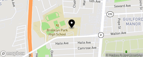 Map of Brooklyn Park Healthy Food Pantry