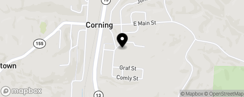 Map of SE Perry Food Pantry (Corning FP)