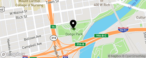 Map of Dodge Rec Center