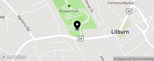 Map of Bryson Park gwinnett mobile