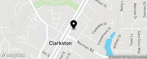 Map of Clarkston First Bapt.-Food Program