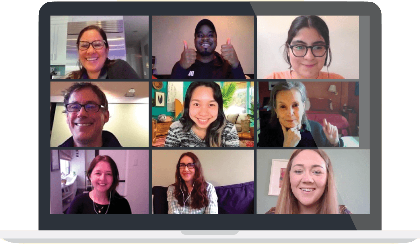 Volunteers Attending Zoom Event