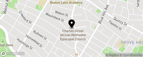 Map of . Charles Street A.M.E. Church