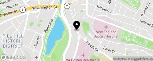 Map of Ethos Jamaica Plain  at Back of the Hill