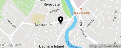 Map of Dedham Community Fridge