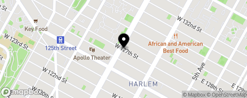 Map of Harlem Dowling-West Side Center for Children & Family Services