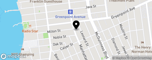 Map of North Brooklyn Angels - Mobile Soup Kitchen(Manhattan Ave.)