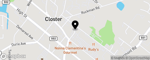 Map of Closter Food Pantry