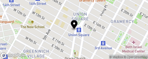Map of Grand Central Food Program, Union Square