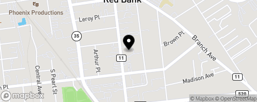 Map of United Methodist Church of Red Bank