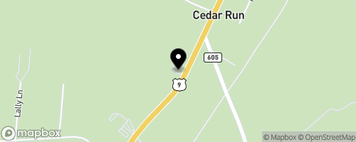 Map of Cedar Run Assembly of God