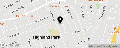 Map of HIGHLAND PARK COMMUNITY FOOD PANTRY