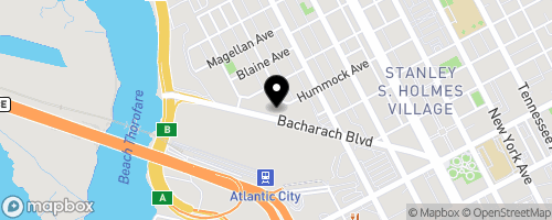 Map of Atlantic City Rescue Mission