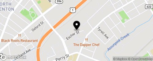 Map of Trenton Area Soup Kitchen