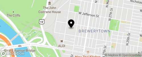 Map of Brewerytown Sharswood Coalition