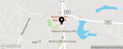 Map of First Baptist Church of Mullica Hill