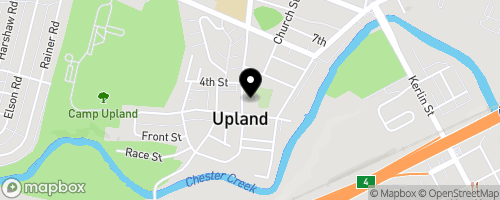 Map of Upland Baptist Church