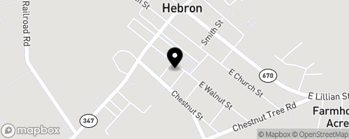 Map of Hebron Community Kitchen/St. Paul’s United Methodist Church