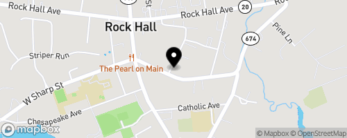 Map of Rock Hall Seventh-day Adventist Church Blessing Bag Program
