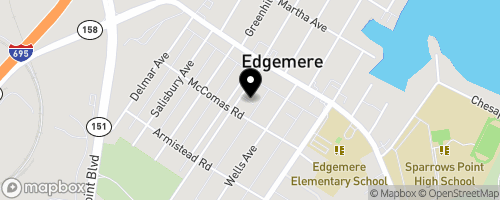 Map of Edgemere Bible Church