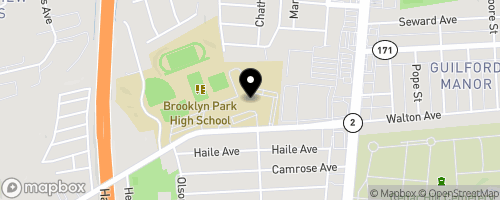 Map of Brooklyn Park Healthy Food Pantry