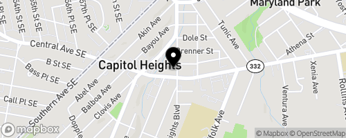 Map of First Baptist Church of Capitol Heights