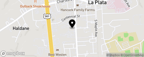 Map of Loretta & Mary’s Food Pantry (Sponsored by Sacred Heart Church – La Plata)