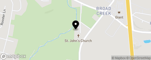 Map of St. John’s Episcopal Church