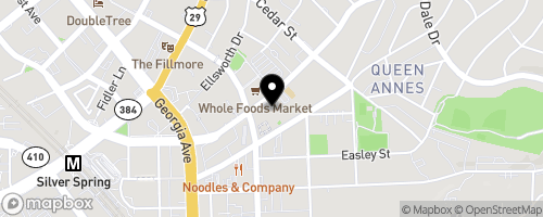Map of First Baptist Church of Silver Spring Food Closet
