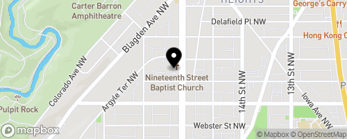 Map of 19th Street Baptist Church