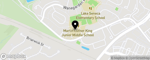 Map of The Upcounty Hub @ Dr. Martin Luther King, Jr. Middle School