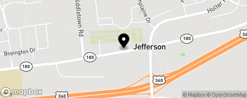 Map of Jefferson Food Bank St. Paul’s Lutheran Church