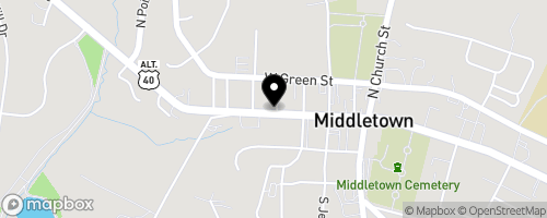 Map of Middletown Food Bank