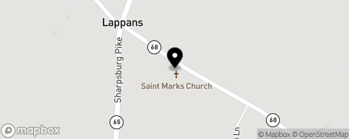 Map of St. Mark’s Episcopal Church