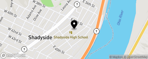 Map of Shadyside Fellowship Pantry