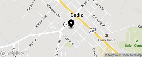 Map of Cadiz Food Pantry