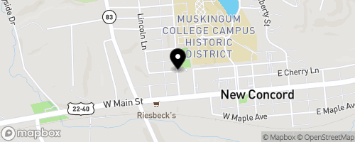 Map of College Drive Presbyterian Pantry
