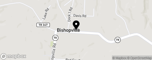 Map of Bishopville Church of Christ Food Pantry