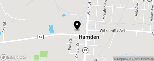 Map of Hamden United Methodist Church